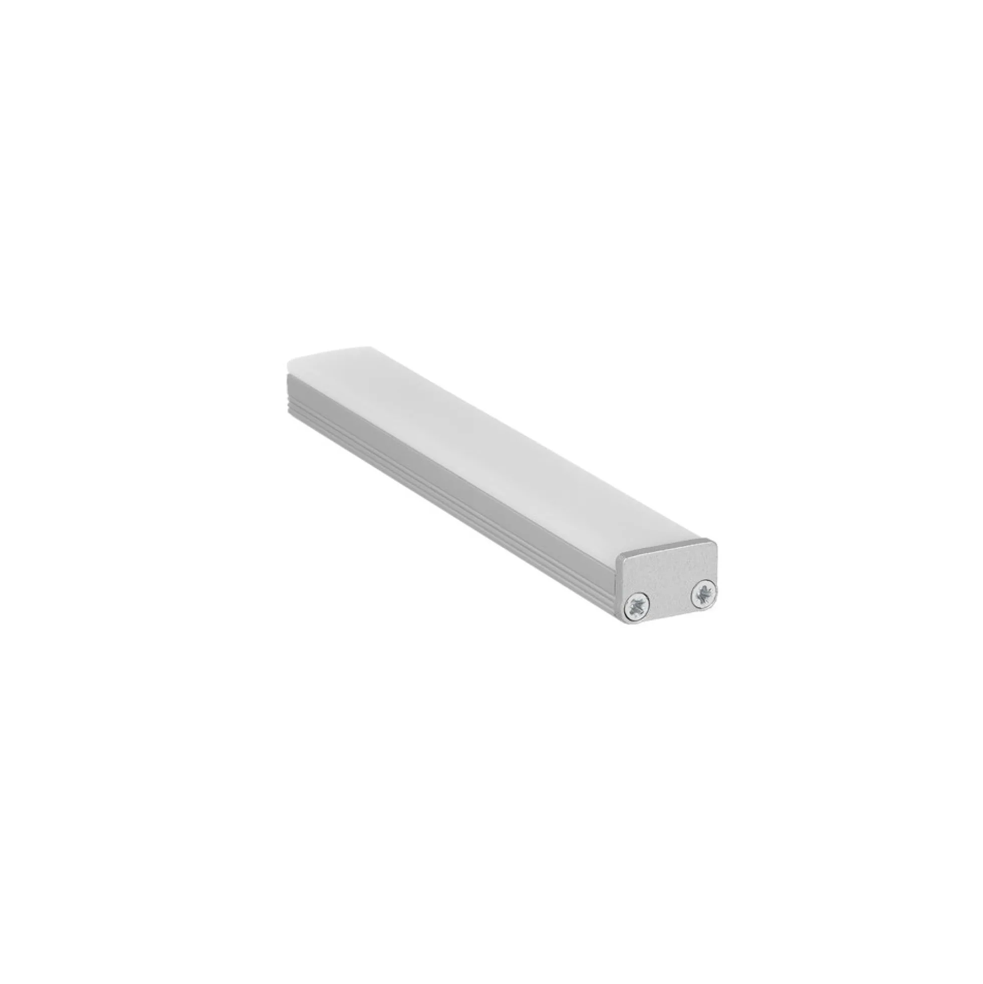 2 meter aluprofil FLOOR8 K, anodiseret, fliseprofil, LED skinne