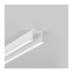 1 meter aluprofil SMART-IN16 BC3/U4, hvid lakeret, indbygget, LED skinne