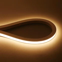 10 meter AnyCut Neon Flex LED strip, 10W/m, 10x10 mm, varm hvid, 24V DC