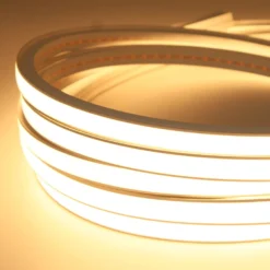 10 meter AnyCut Neon Flex LED strip, 10W/m, 10x10 mm, varm hvid, 24V DC