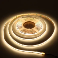 5 meter dot-fri COB-LED-strip, 12W/m, 320 LED pr. meter, RA90, 24V, IP20, 2700K