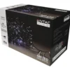 8 meter kold hvid cluster LED julelyskæde, 400 LED, med memory funktion, egnet til udendørs brug, IP44, 230V (restsalg)