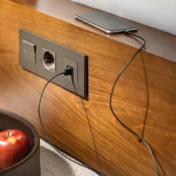 1,5 meter sort MFi Lightning kabel - 2A, Apple certificeret, holdbart design