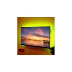 1 meter USB RGB LED strip til TV og PC, 60 LED pr. meter, inkl. controller og fjernbetjening