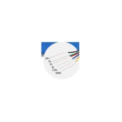 5 meter 16W/m RGB+CCT COB-LED strip RA90, 24V DC, IP20