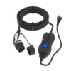 MicroConnect Mode 2 ladekabel til elbil, Type 2, dansk stik, 6A, 1-faset, 5 meter