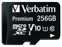 Micro SDXC, inkl. adapter, 256 GB, premium, C10, UHS-1