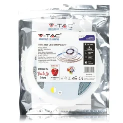 10m LED strip, 18W/m, RA95, 24V DC, IP20, Samsung LED chips, 240 LED/meter - Kold hvid
