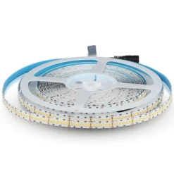 10m LED strip, 18W/m, RA95, 24V DC, IP20, Samsung LED chips, 240 LED/meter - Kold hvid