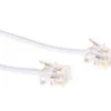 Modularkabel, RJ11, 6P/4C, 2 meter, hvid - MicroConnect