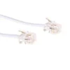 Modularkabel RJ11, 6P/4C, 1 meter, hvid - MicroConnect
