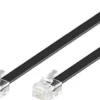 Modular lige RJ12, 6C/6P, 0,5 meter - MicroConnect
