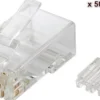 Modular Plug, CAT6, 8P8C, uskærmet, til partråd og massivt kabel