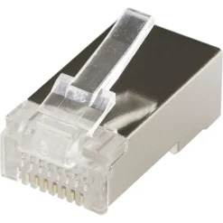 Modular RJ45 Cat6a FTP easy connector, 50pcs