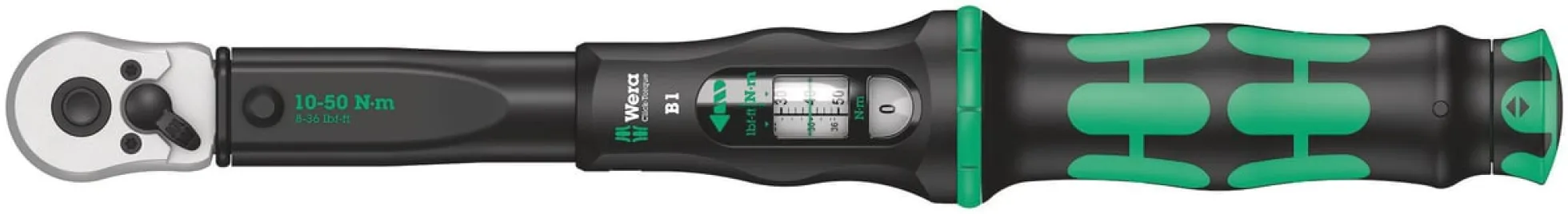 Momentnøgle B 1, 3/8'', 10-50Nm - Wera