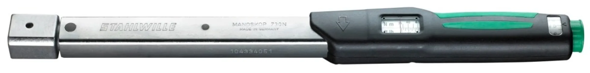 Momentnøgle for indstiksværktøj, 14 x 18 mm, 25 - 130 Nm, 730N/12