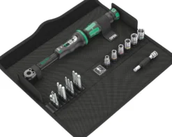 Momentnøglesæt A 6, 1/4'', 6kt., 2,5-25Nm - Wera