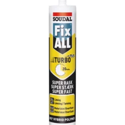 Montagelim FIX ALL Turbo hvid 290 ml Soudal