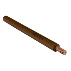 Monteringsledning H05Z-K, 1x0,75 mm², blå/hvid - 200 meter