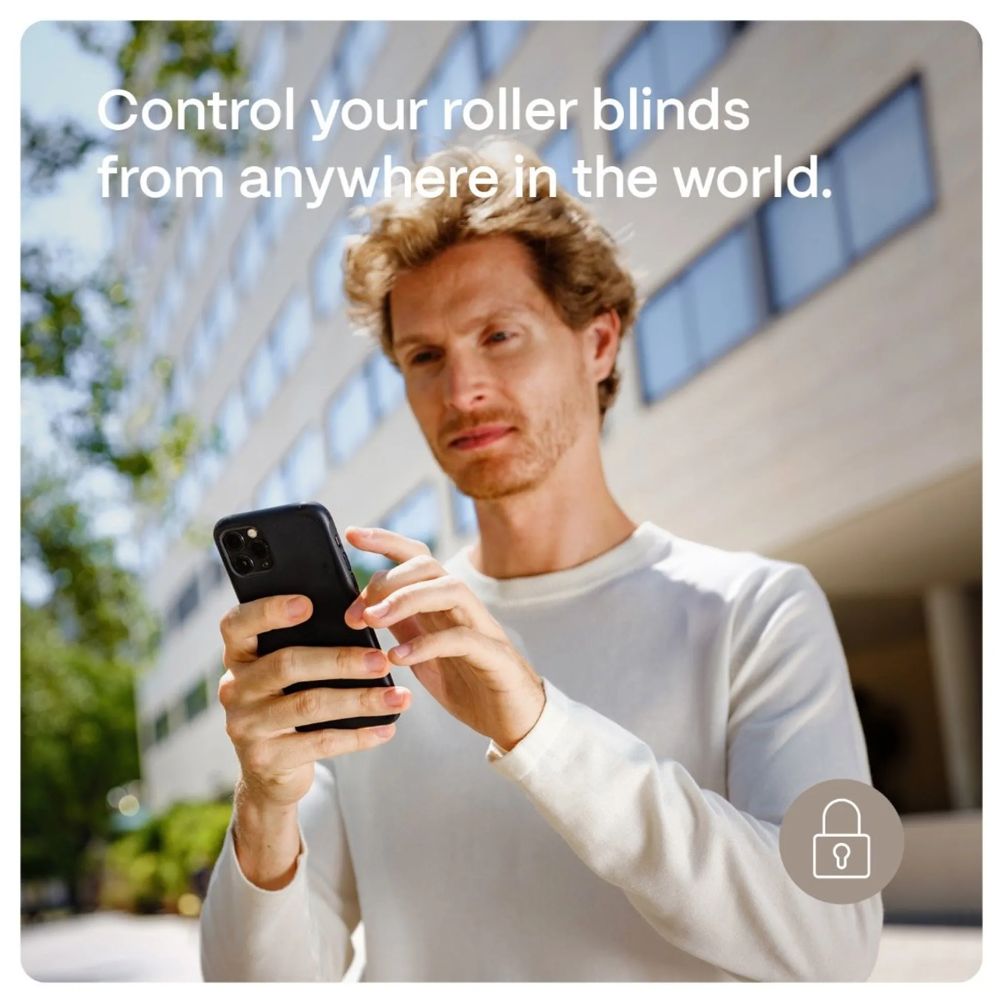 MotionBlinds Retrofit Motor til rullegardiner, Bluetooth