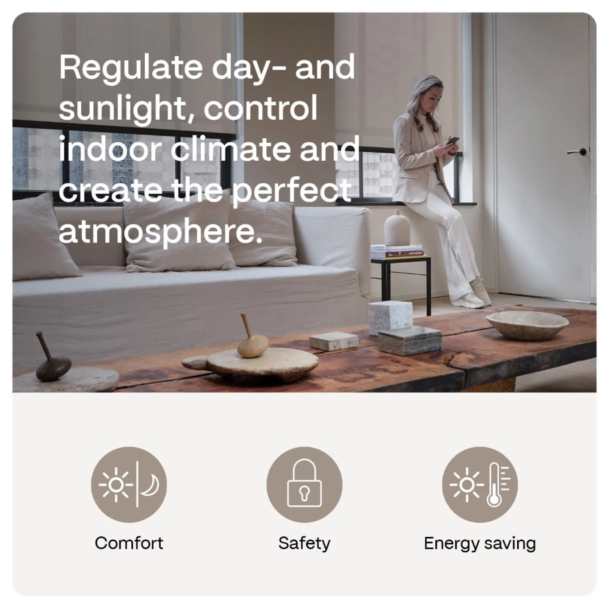 MotionBlinds Retrofit Motor til rullegardiner, Bluetooth