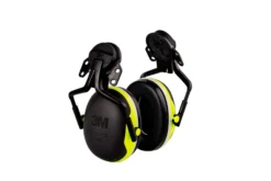 3M Peltor høreværn X4P5E, sort/gul, hjelmmonteret, SNR 32dB
