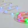 5 m RGBIC LED lyskæde, 50 LED, klar ledning, fjernbetjening, bluetooth - 5V DC USB