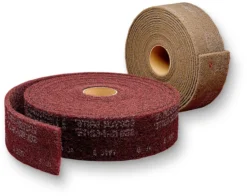 3M Scotch-Brite CF-RL fibersliberulle, rød, 100 mm, 10 meter