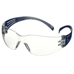 3M SecureFit 100 beskyttelsesbrille, anti-dug, blå, klar linse