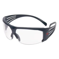 3M SecureFit 600 beskyttelsesbrille, klar linse, gråt stel