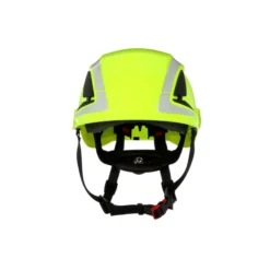 3MTM SecureFitTM sikkerhedshjelm X5014VE, dobbelt godkendelse, ventileret, Hi-Viz grøn, 1000V