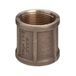 Muffe, 1", rødgods, silicium bronze