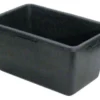 Murerbalje firkant, 65 liter, sort