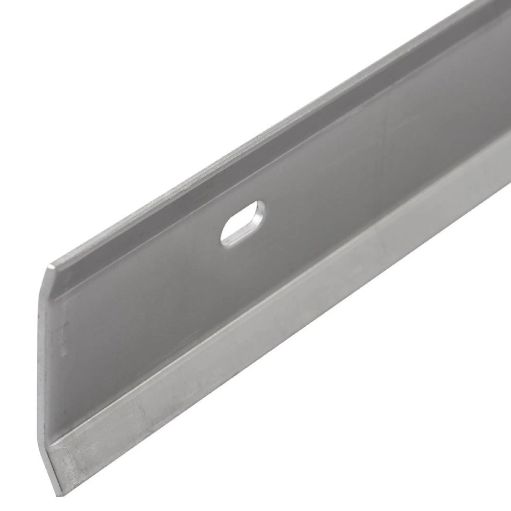 Murklemskinne, 1 meter, 2 mm aluminium, blank