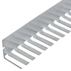 Musebeskyttelse, 1 meter, 26mm, blank aluminium
