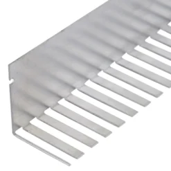 Musebeskyttelse, 36 mm, 1 meter, blank aluminium