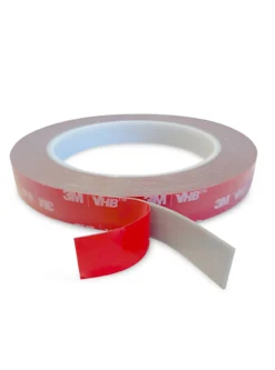 3M VHB dobbeltklæbende tape, 14 mm bred, 5 meter rulle, grå