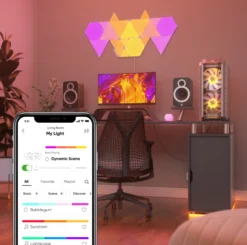Nanoleaf Shapes Triangles Starter Kit med 9 paneler
