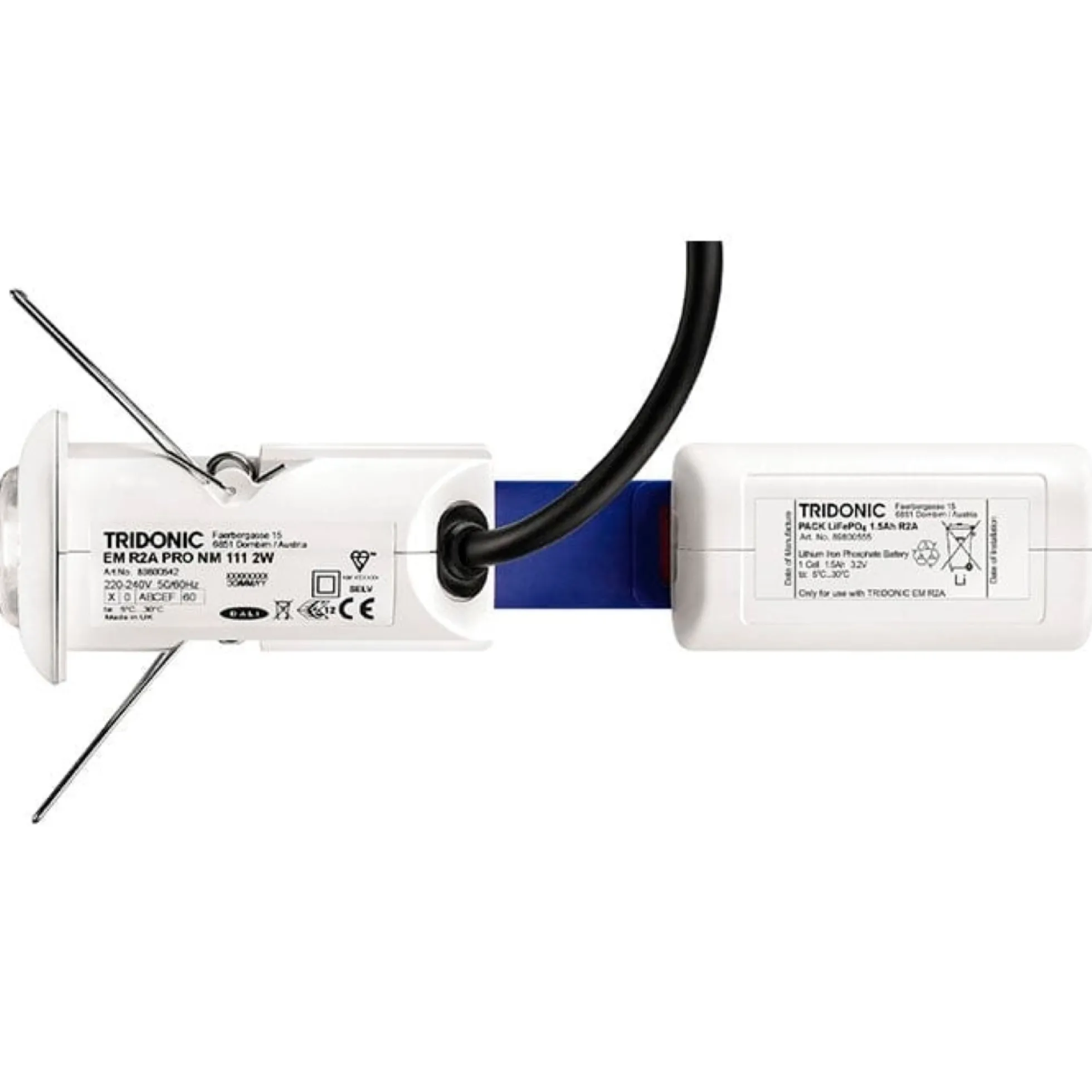 Nødbelysningsarmatur EM R2A PRO NM 132, 2W (3 timer)