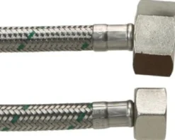 NEOFLEX® – Tilslutningsslange med rustfri flet og omløbere, ½" x ¾"