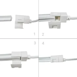Neon flex LED, 12W pr. meter, RGB, 16x16 mm, 230V, IP67