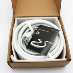 Neon indretningssæt, 10 meter, varm hvid LED strip, D16, 8W/m, 230V, 350lm/m, IP67