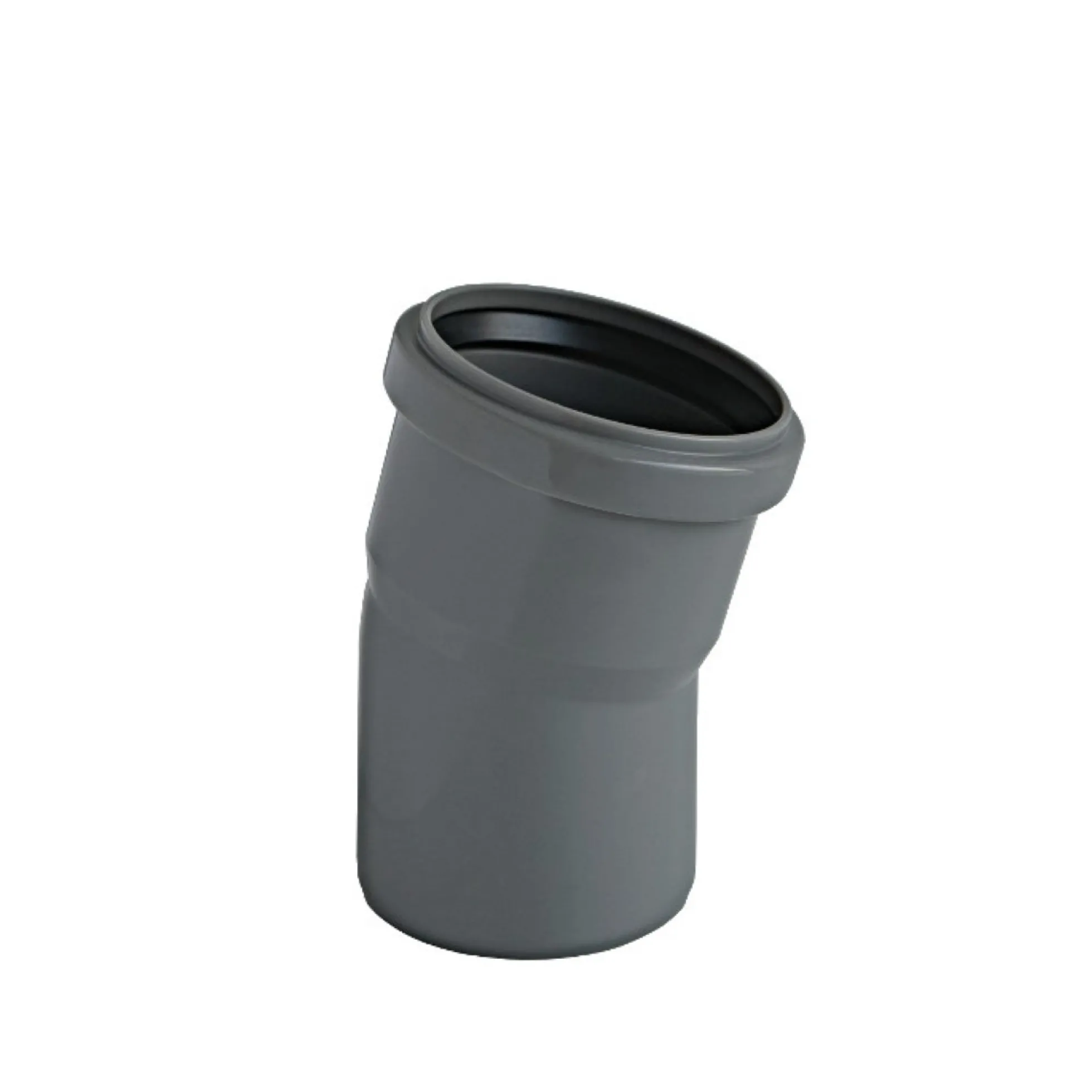 Nicoll HT-PP Afløbsbøjning, Ø50 mm, 15°, Grå
