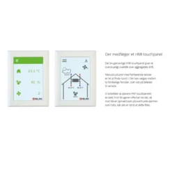 Nilan Comfort 350 Top CTS Light, HMI styring, 