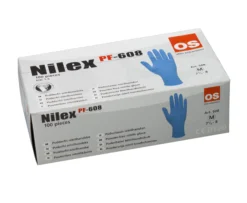 NILEX nitril PF engangshandske, str. 2XL (11), blå, 100 stk.