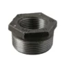 Nippelmuffe, Sort, 1 1/2 x 3/4