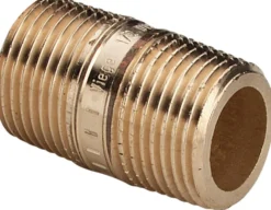 Nippelrør 1" x 60 mm, rødgods Silicium Bronze