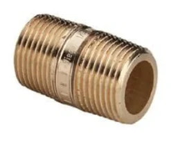 Nippelrør 3/4" x 40 mm, rødgods, silicium bronze