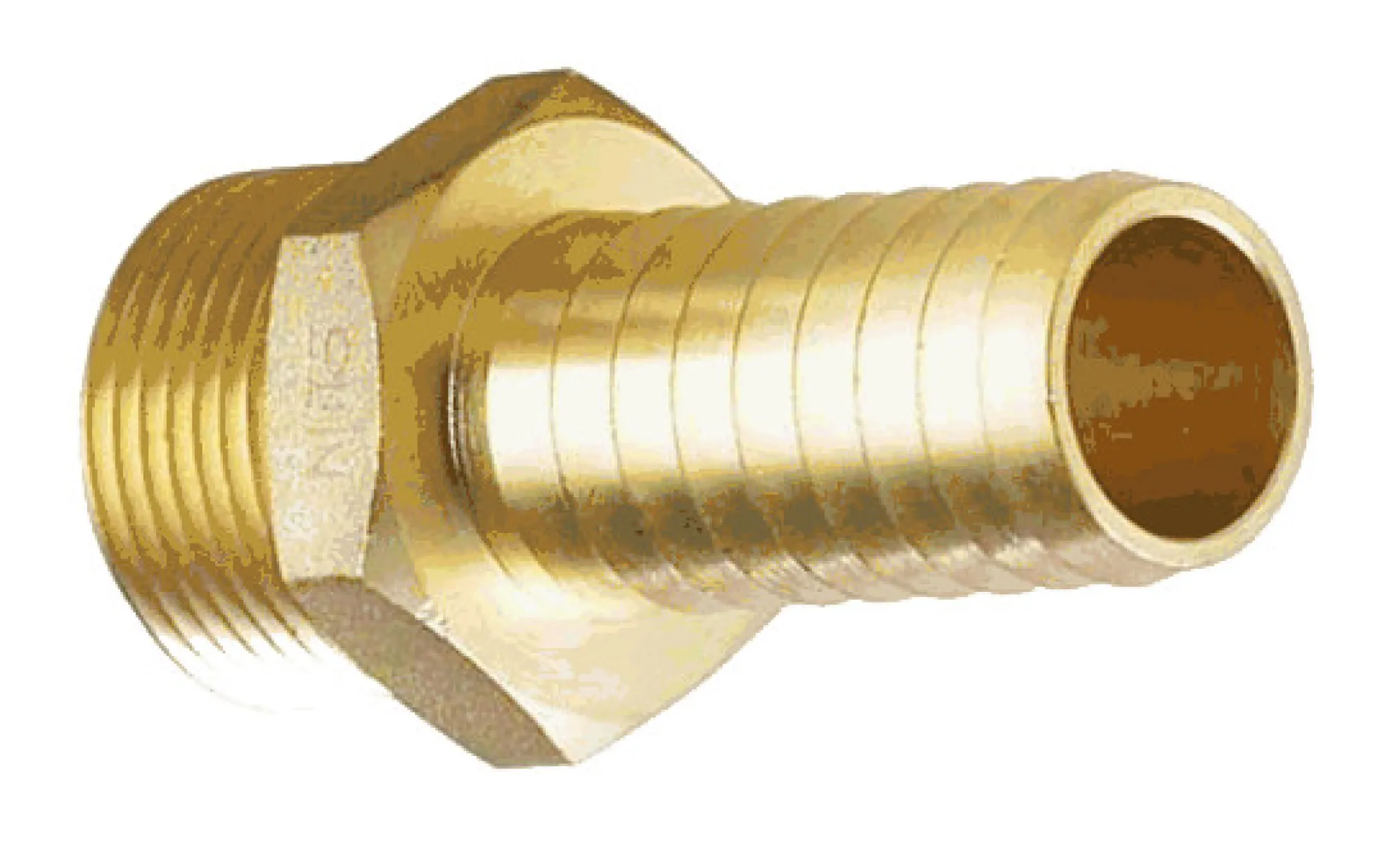 Nito slangenippel, gevind 3/4x1/2x13,5 mm
