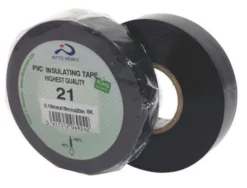 Nitto21 tape, sort, 15 mm x 10 meter
